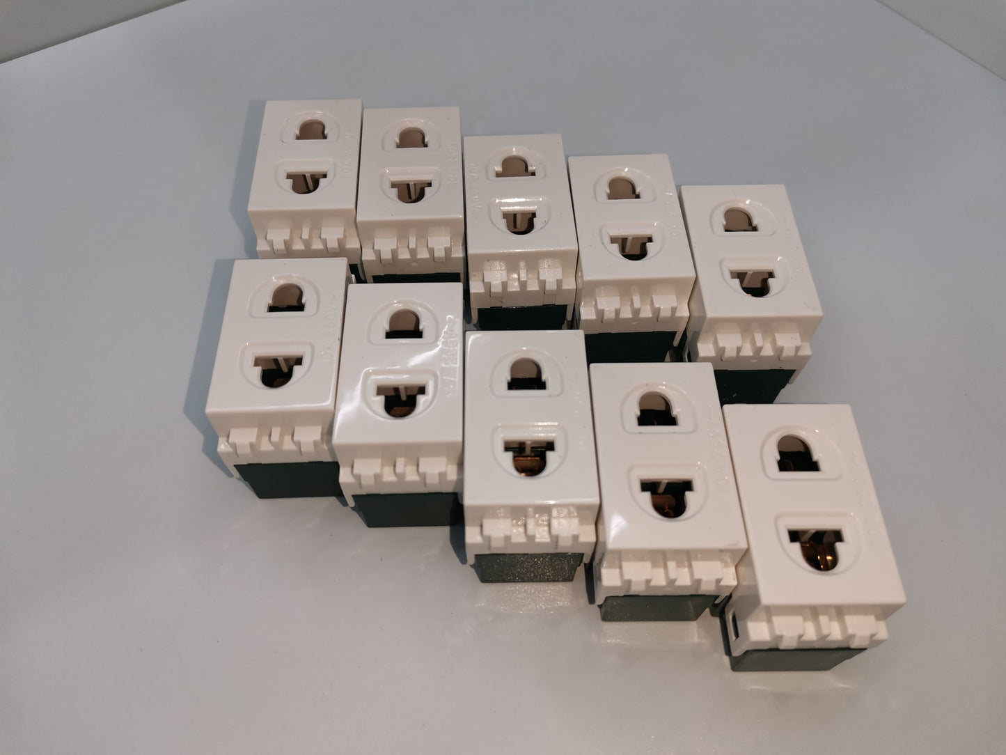 Royu Universal Outlet Receptacle 10A 250V power points switches and plugs white set