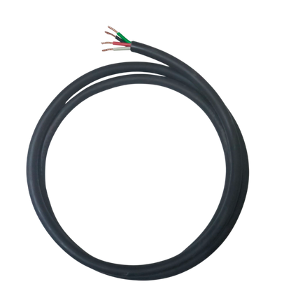 Phelps Dodge 1.25mm 4 core royal cord black electrical wire with exposed copper ends