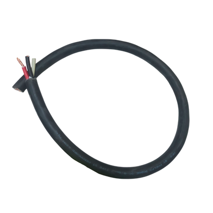 Phelps Dodge 8mm 3 core royal cord 5 meters black electrical wire with exposed copper conductors