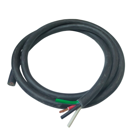 Phelps Dodge 14mm 4 core royal cord wire with black outer sheath and four colored inner wires