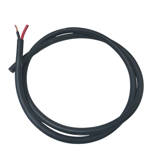 Phelps Dodge royal cord 3.5mm 2 core wire 50 meters black electrical cable with exposed copper ends