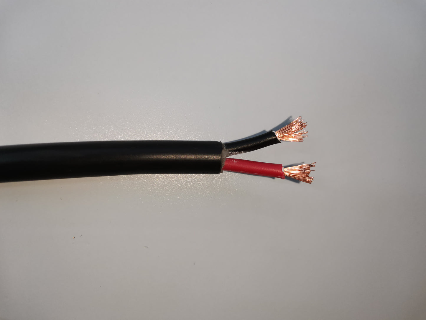 Phelps Dodge Royal Cord Cable AWG 12 2C with black and red insulated wires for electrical applications
