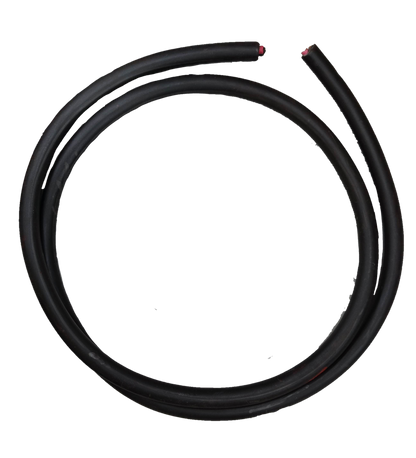 Phelps Dodge royal perma cord 8mm 2 core black electrical wire coil for wiring applications