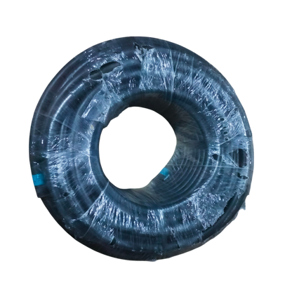 Coil of Phelps Dodge royal perma cord 8mm 2 core wire wrapped in plastic packaging