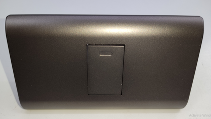 Royu 1 gang 3 way switch in sleek black finish for modern power points and switches