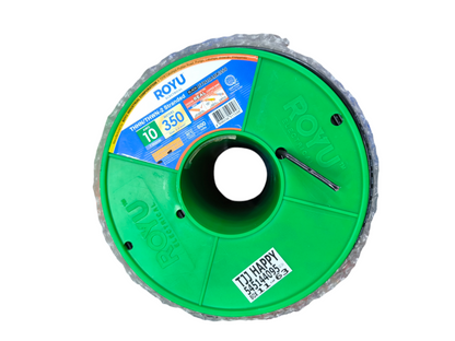 Royu 5.5mm Stranded Wire AWG 10/7 Pre Cut THHN/THWN (30 Meters) Black