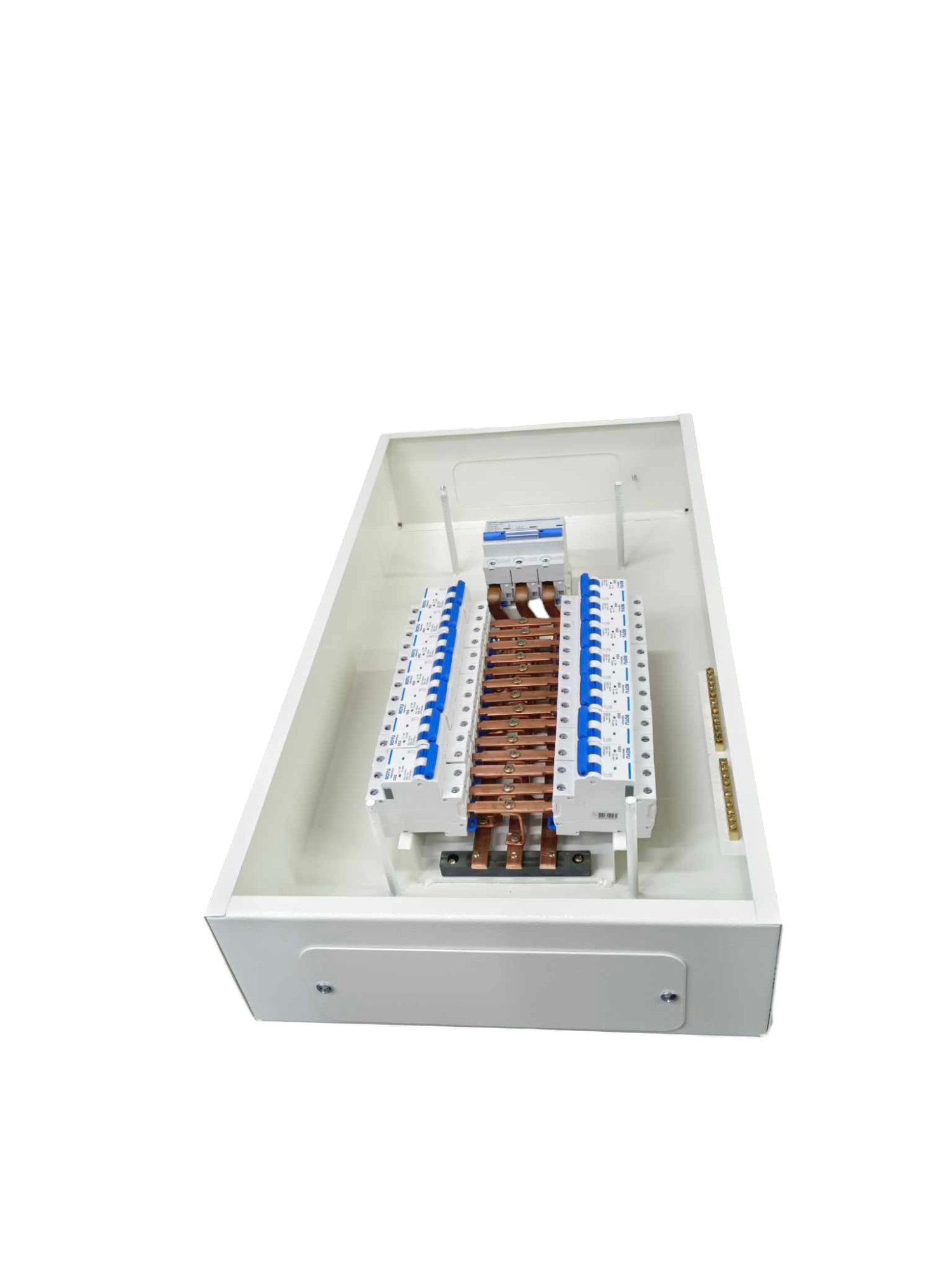 Chint Royu 14 branch panel board for sale with multiple circuit breakers and copper busbar