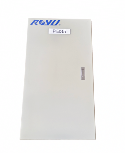 Royu 18 Branches Panel Board Only For Miniature white electrical distribution board PB35