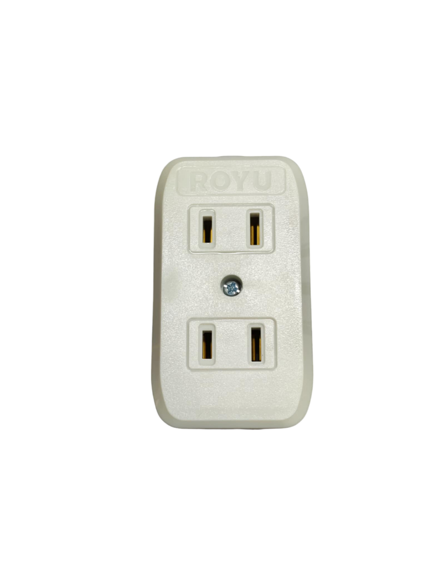 Royu 2 gang outlet 10A 250V with two sockets for safe electrical connections in homes