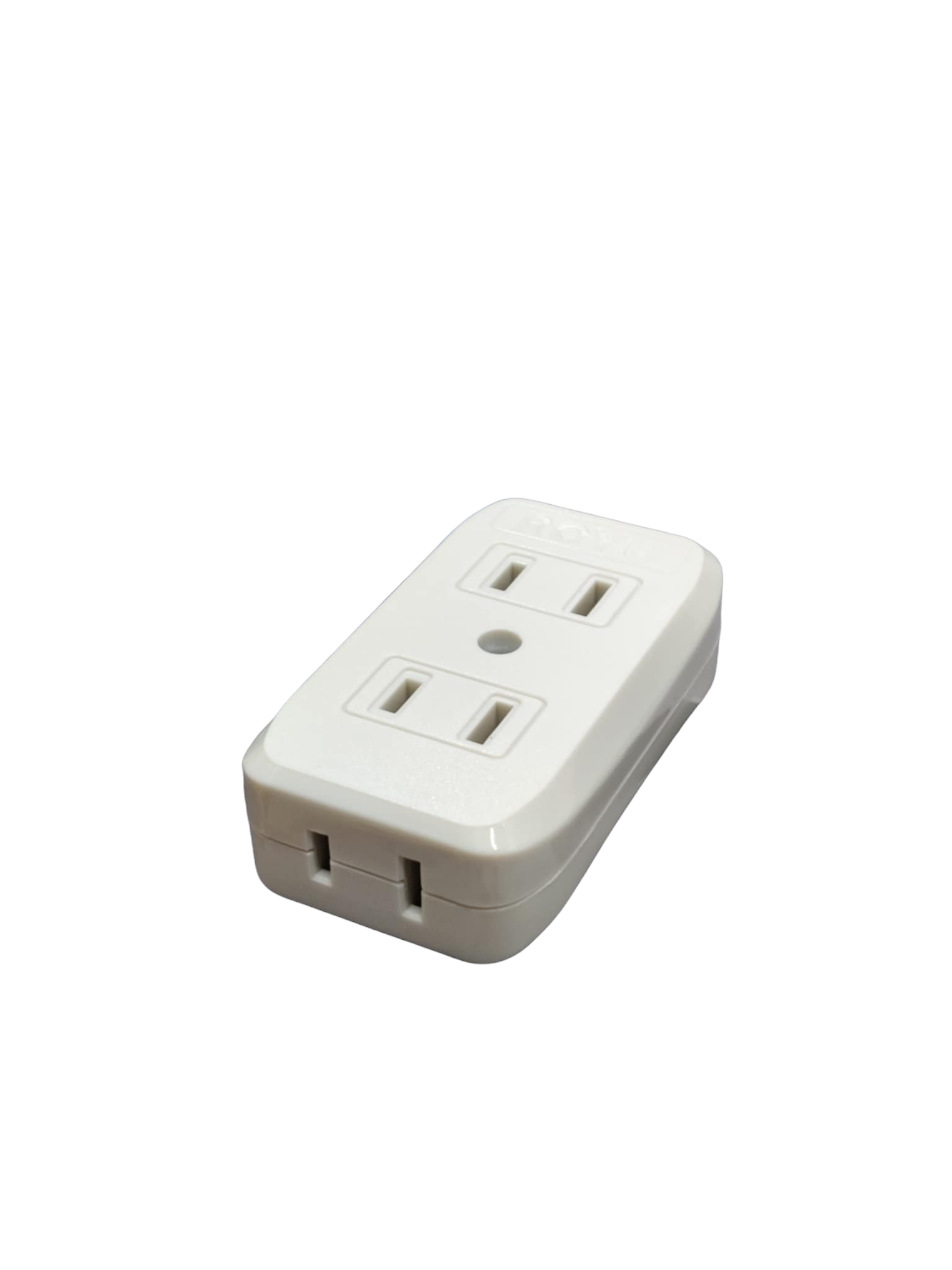 Royu 2 gang outlet 10A 250V in white for safe and efficient power distribution