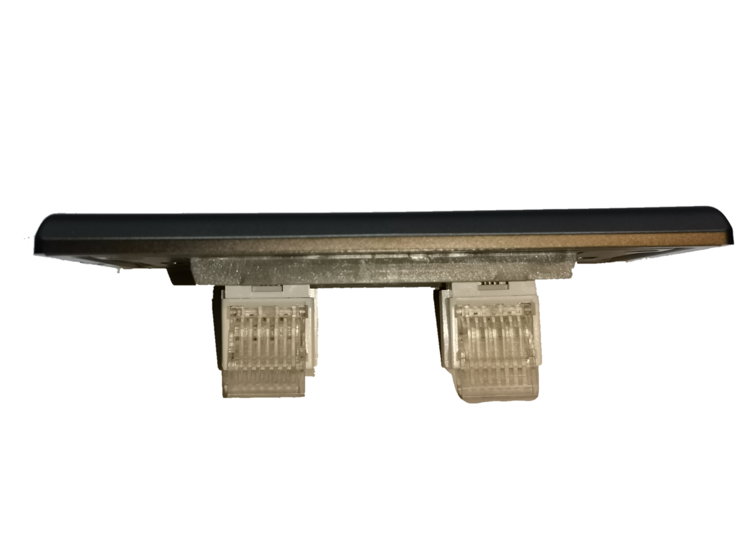 Royu 2 gang telephone outlet with two connection ports for easy telephone installation