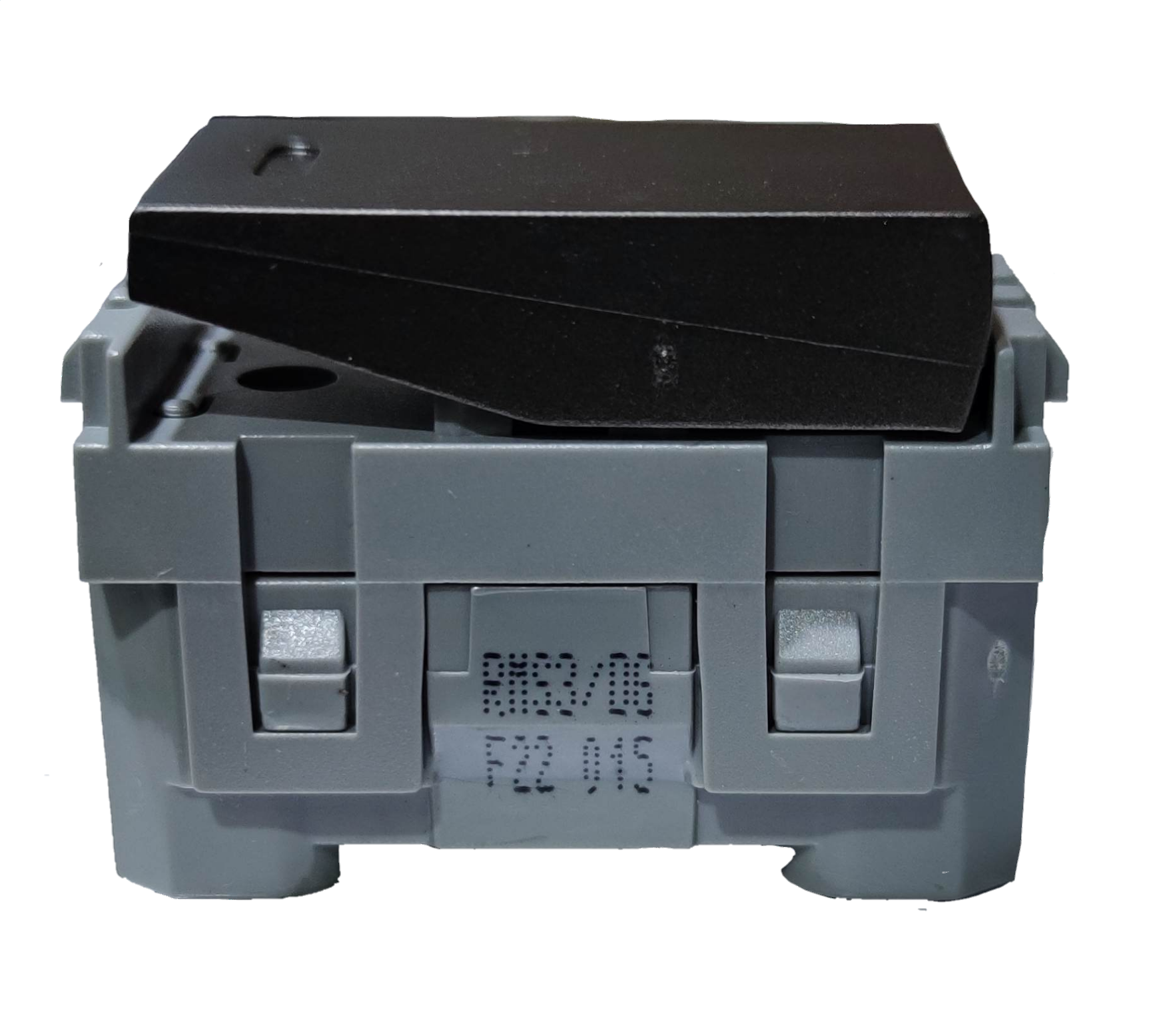 Royu 3 Way Switch Device Dark Gray modular electrical rocker switch module with mounting clips and housing