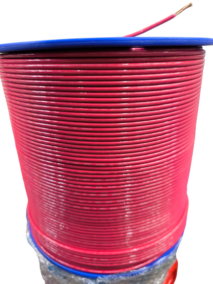 Royu 3.5mm Stranded Wire AWG 12/7 Pre Cut THHN/THWN (100 Meters) Red