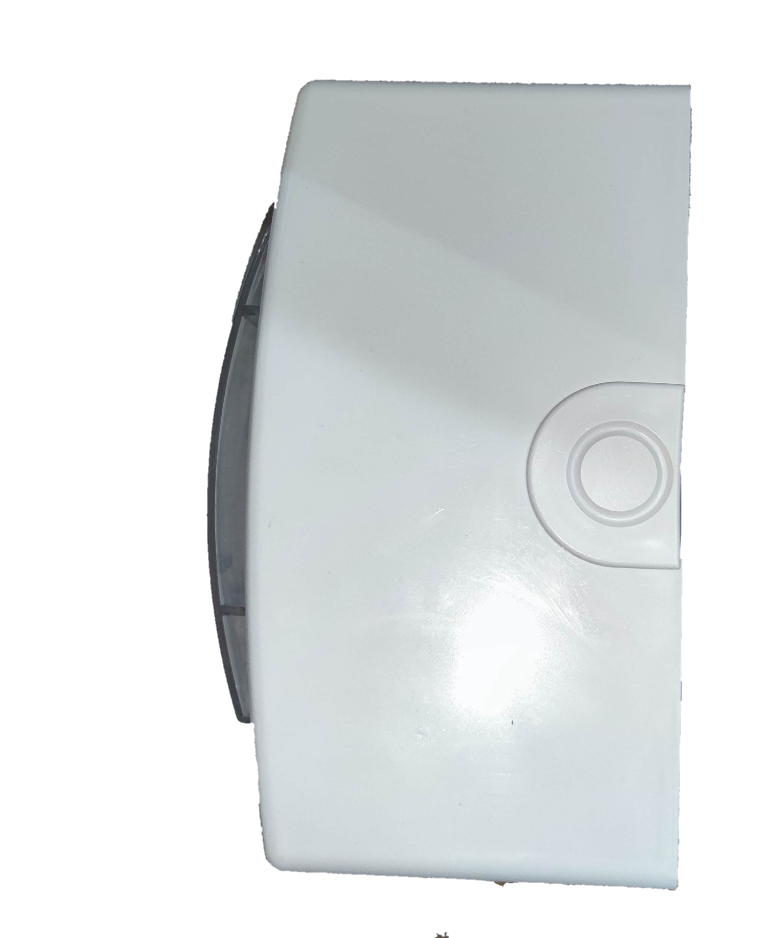 Royu white plastic electrical enclosure with front latch for 32A Circuit Breaker 220V 6KIAC shown from top