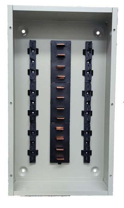 Royu 6x6 two pole plug in panel box with multiple circuit slots for electrical wiring