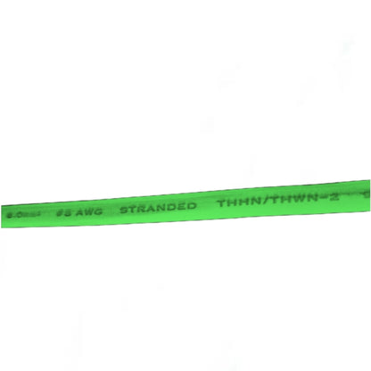 Royu 8 AWG green stranded wire 1 Meter Green for diverse electrical applications