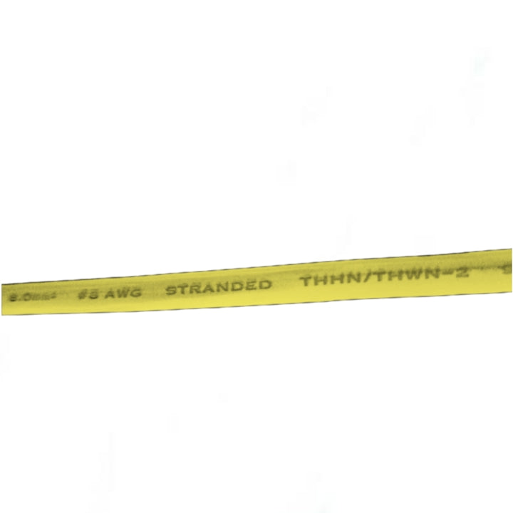 AWG 8 stranded Wire Yellow - 1 Meter from Royu with durable insulation for electrical connections