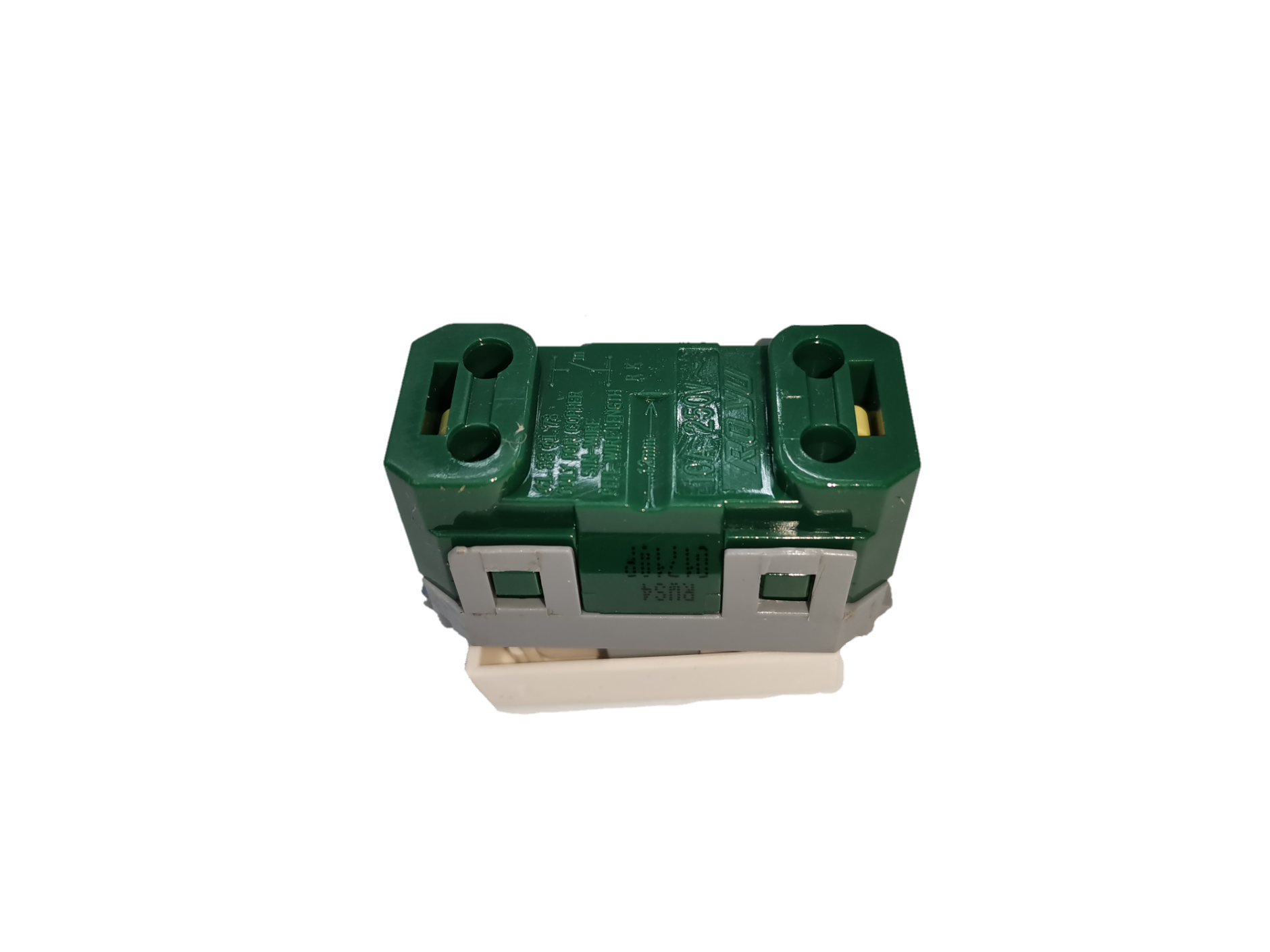 Royu Doorbell Switch RWS4 green and white electrical switch component for doorbell systems