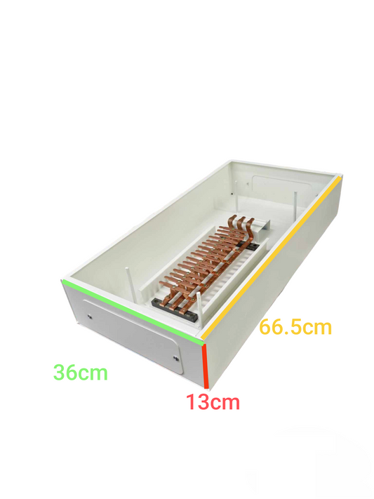 Royu Himel panel board 14 branches electrical circuitry part with dimensions 66.5cm by 36cm by 13cm