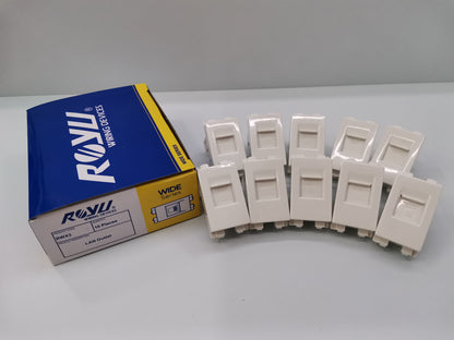 Royu Internet Outlet Data Outlet RWX3 white modular data wall plates with packaging box