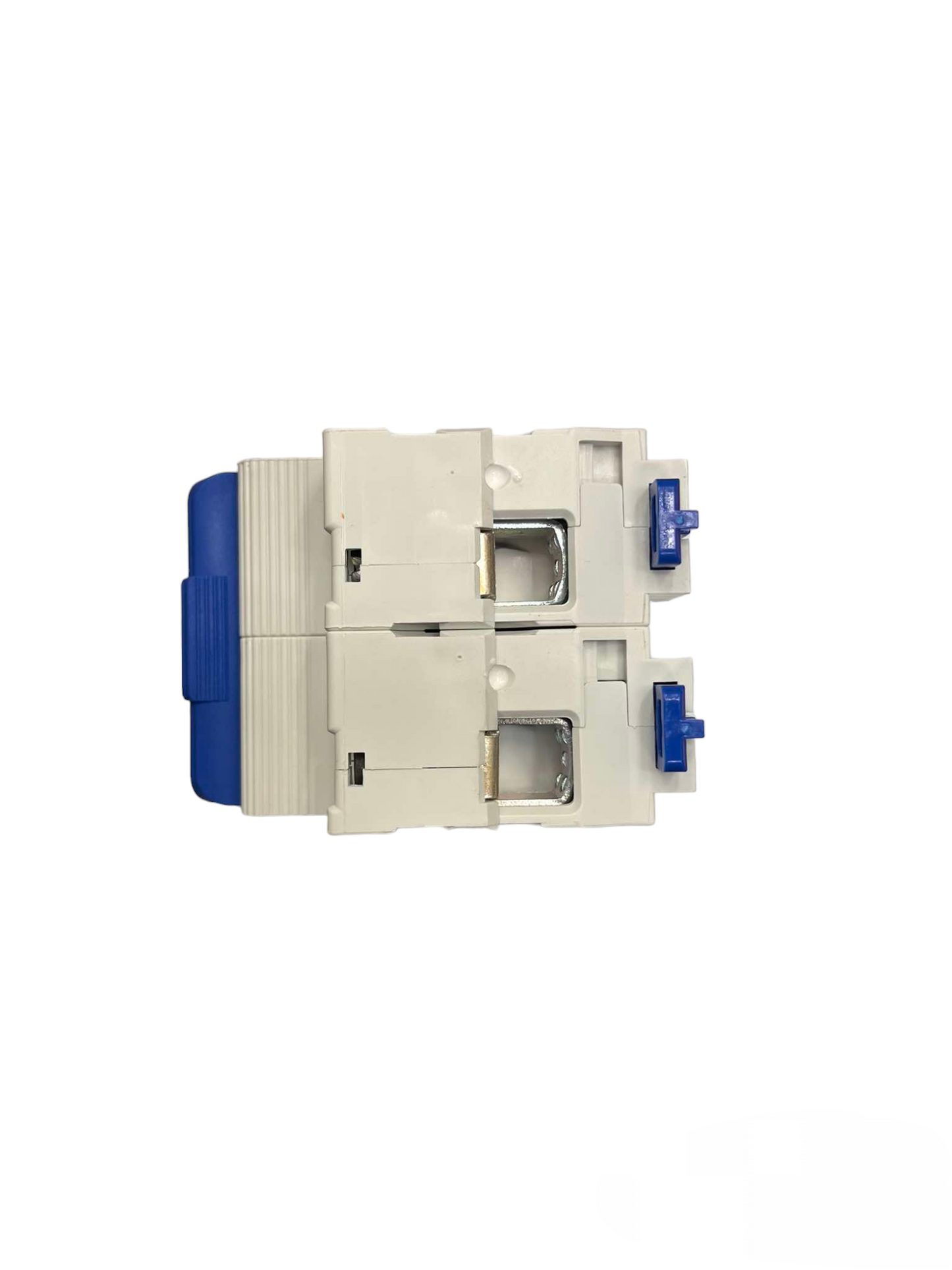 Royu miniature circuit breaker 220V with dual switches and blue locking mechanisms for electrical safety