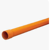 Royu 25mm conduit pipe for wiring. Orange electrical PVC conduit tube for protecting wiring and cables