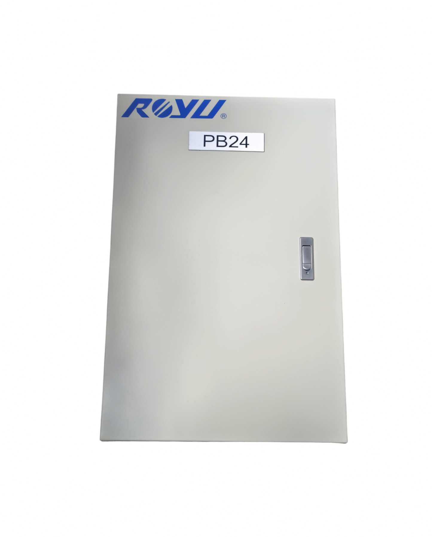 Royu MTS main panel board with interlock. PB24 metal electrical panel enclosure with latch and wall mount