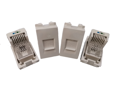 Royu Telephone Modular Jack RWX1 white telephone jack connectors for wiring and adapters