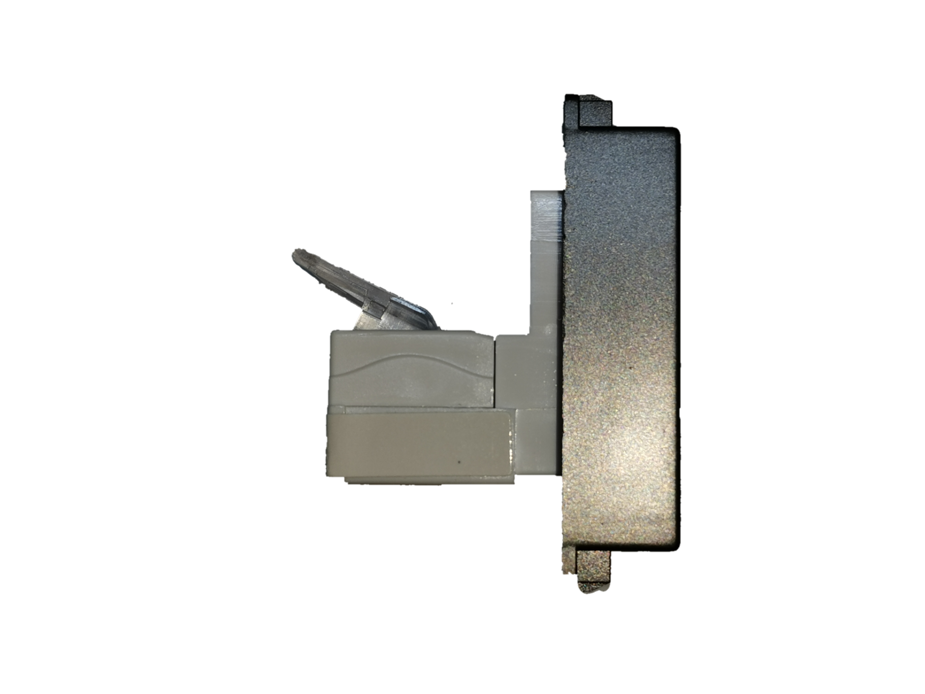 Royu Telephone Outlet Dark Gray wall adapter with protective cover for telephone connections