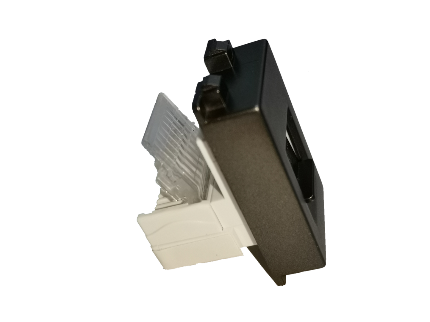 Royu Telephone Outlet Dark Gray wall mount jack for telephone wires and adapters