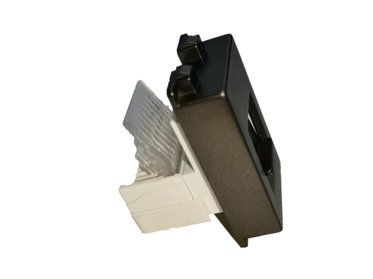 Royu Telephone Outlet Dark Gray wall mount jack for telephone wires and adapters