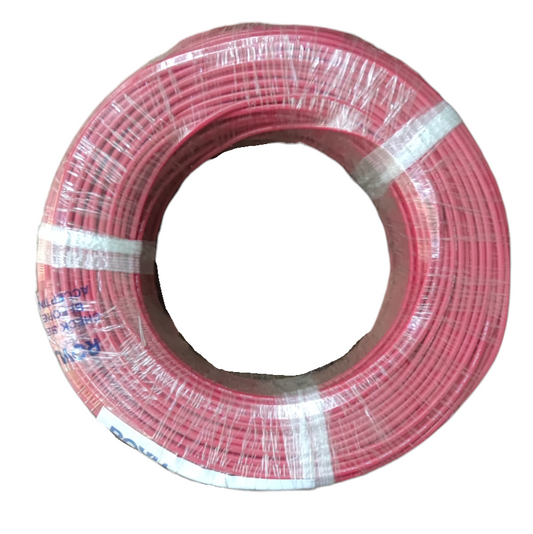 Royu TF Wire 16 1.25mm 1 Roll red electrical wire coil wrapped in plastic
