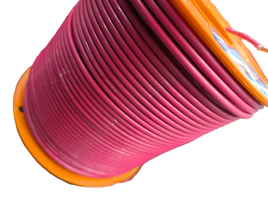 Royu THHN Electrical Wire in Pink with Durable Insulation for Wiring Projects