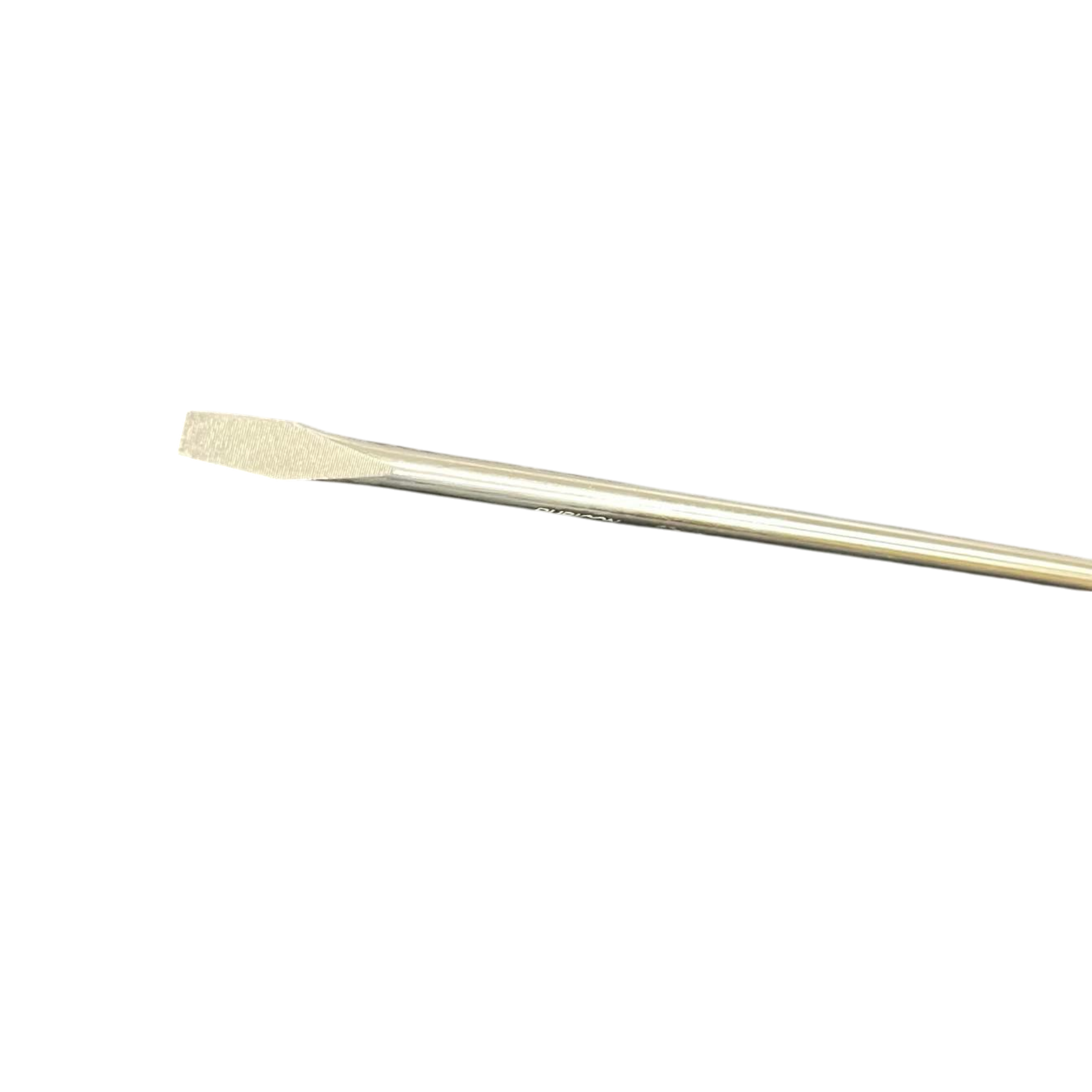Rubicon 250mm screwdriver with flathead tip and metal shaft for hand tool use