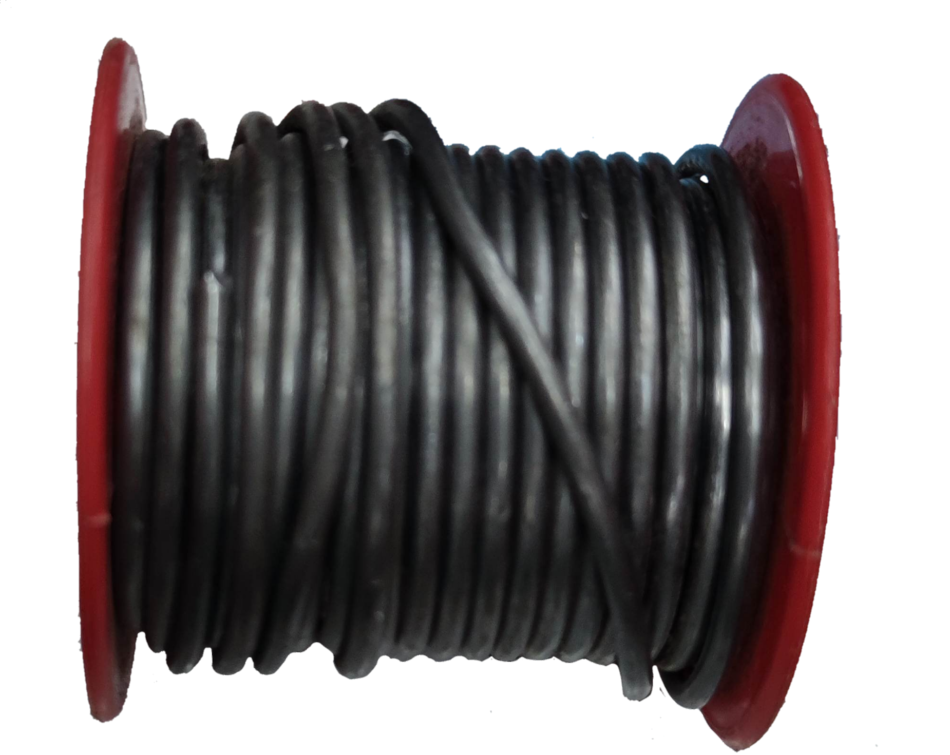 Rubicon 30A Fuse Link wire spool with black insulated electrical wiring for circuitry use