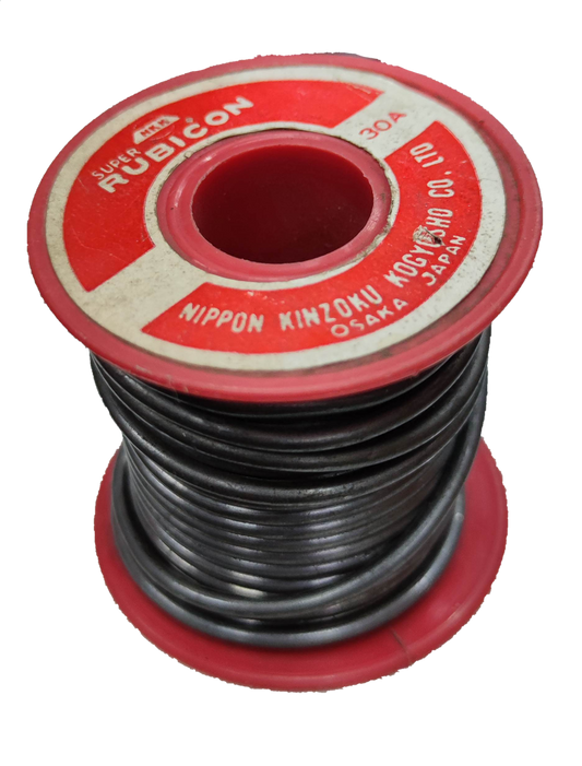Rubicon 30A Fuse Link wire spool for electrical circuitry and parts with red labeled top