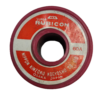 Rubicon 60A Fuse Link with red and white label for electrical circuitry and parts