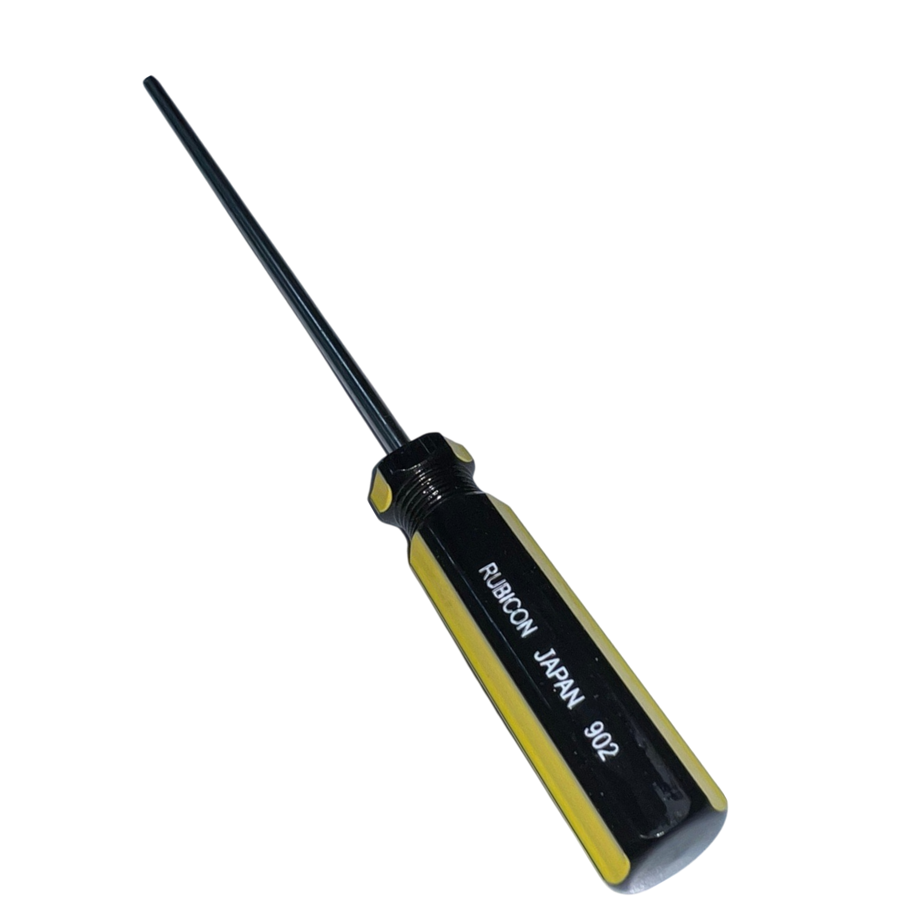 Rubicon Philip Screw Driver 902 200mm-5mm with black and yellow handle for precise hand tool use