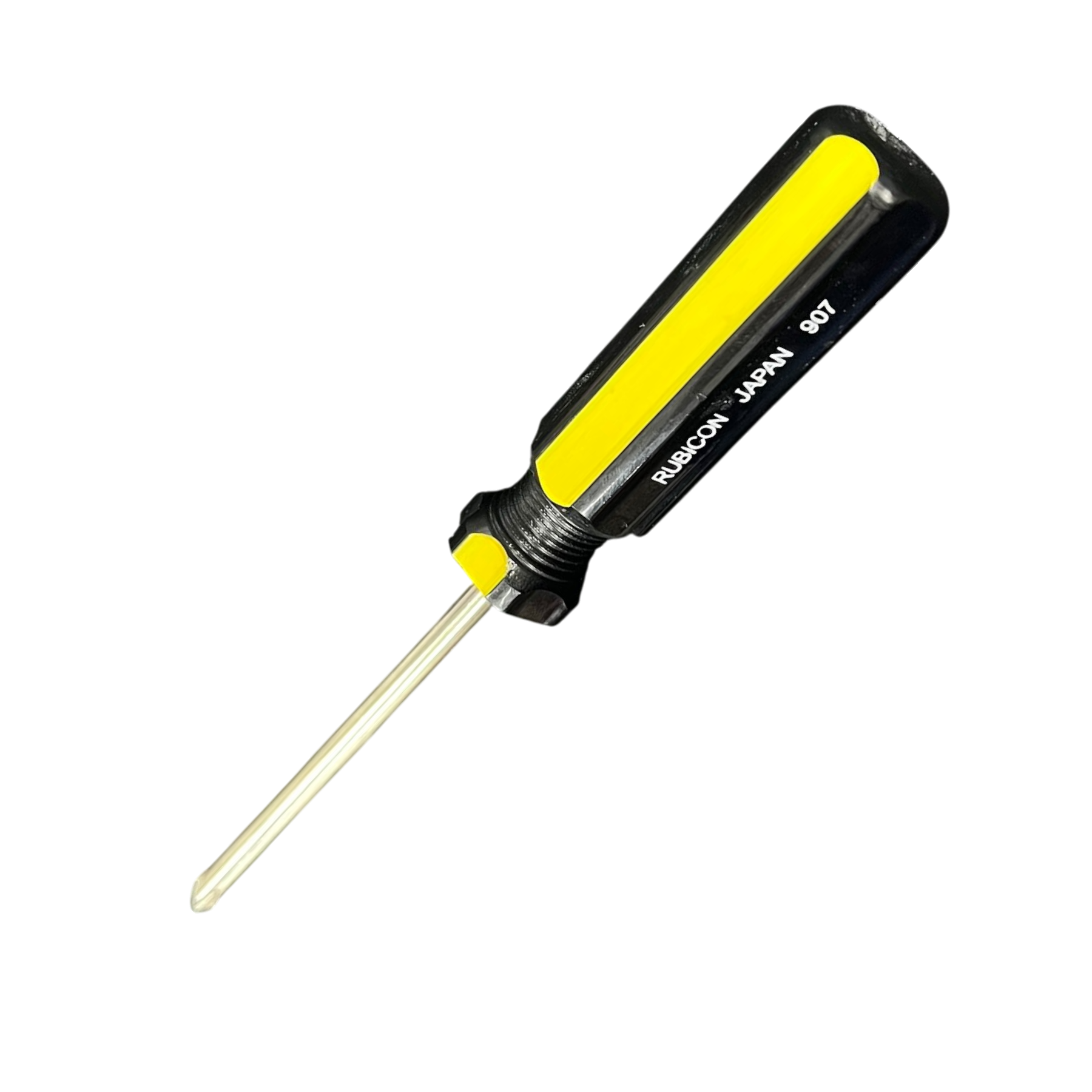 Rubicon Philip Screw Driver 907 100mm with black and yellow handle for precise fastening