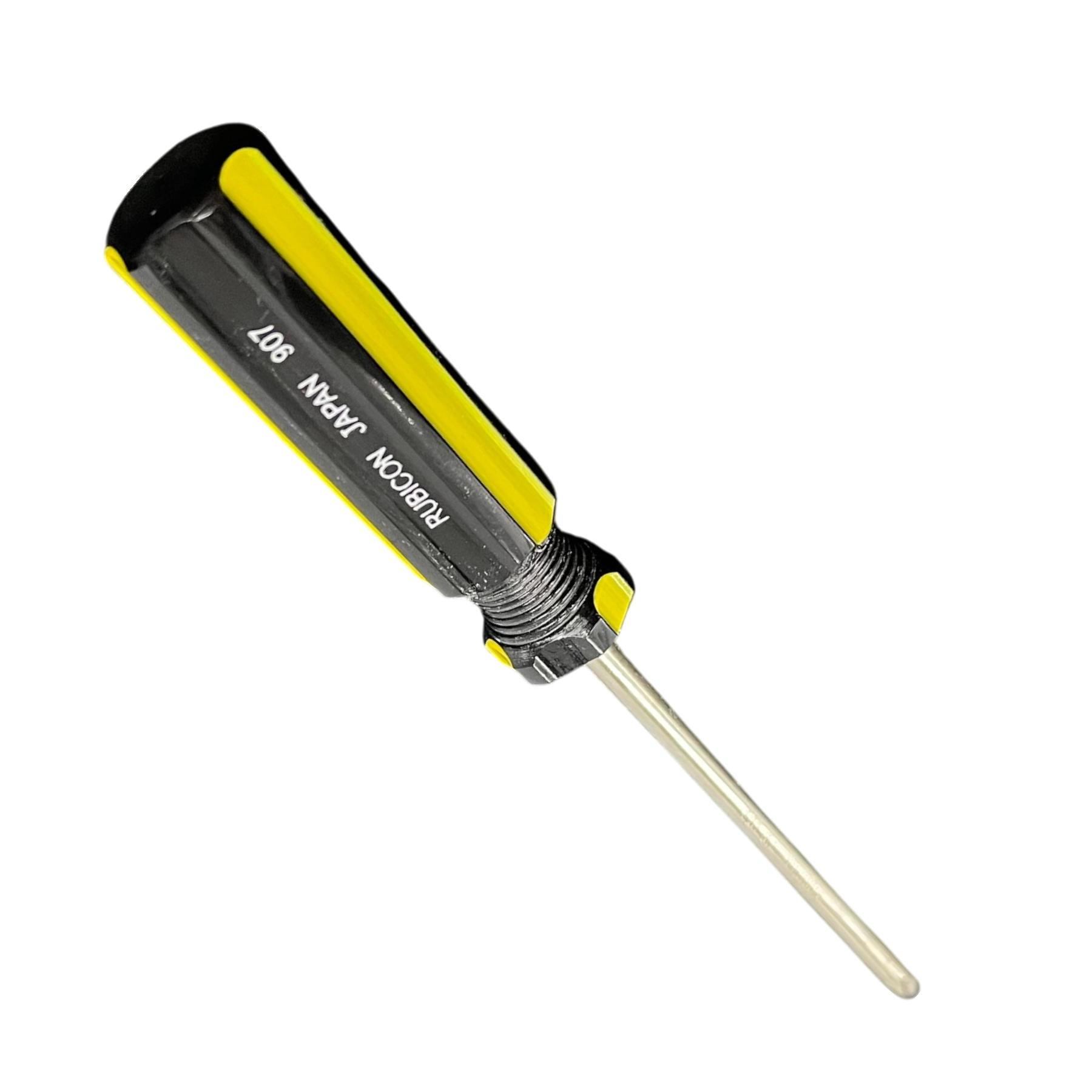 Rubicon Philip Screw Driver 907 125mm with black and yellow handle for precise fastening tasks