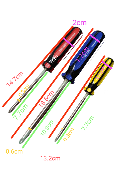 High-quality Screw Driver Made in Japan Rubicon with various sizes for versatile hand tool use