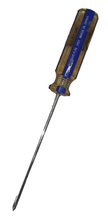 Screw Driver Made in Japan Rubicon with a yellow handle and a durable metal shaft for precision tasks