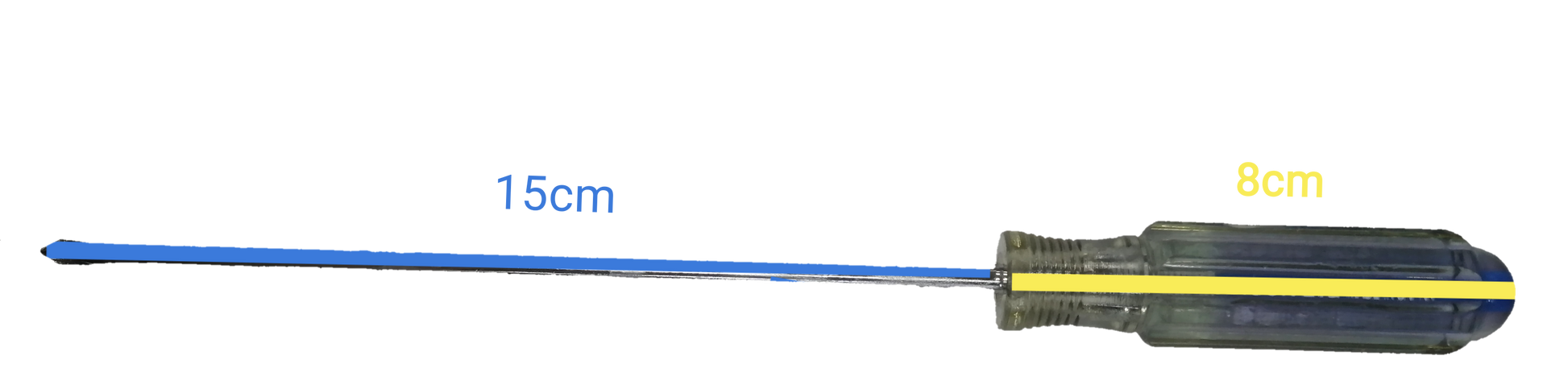 Screw Driver Made in Japan Rubicon with a 15cm length and ergonomic handle