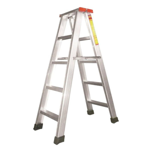 Tailee 5 Step Double Sided A Type Ladder aluminum folding step ladder with non slip feet for home use