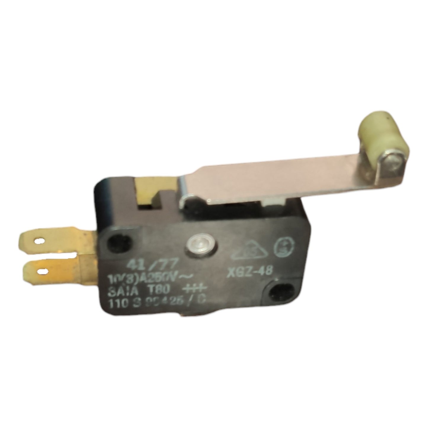 Militac Microswitch with Roller 10A 250V 1NO 1NC