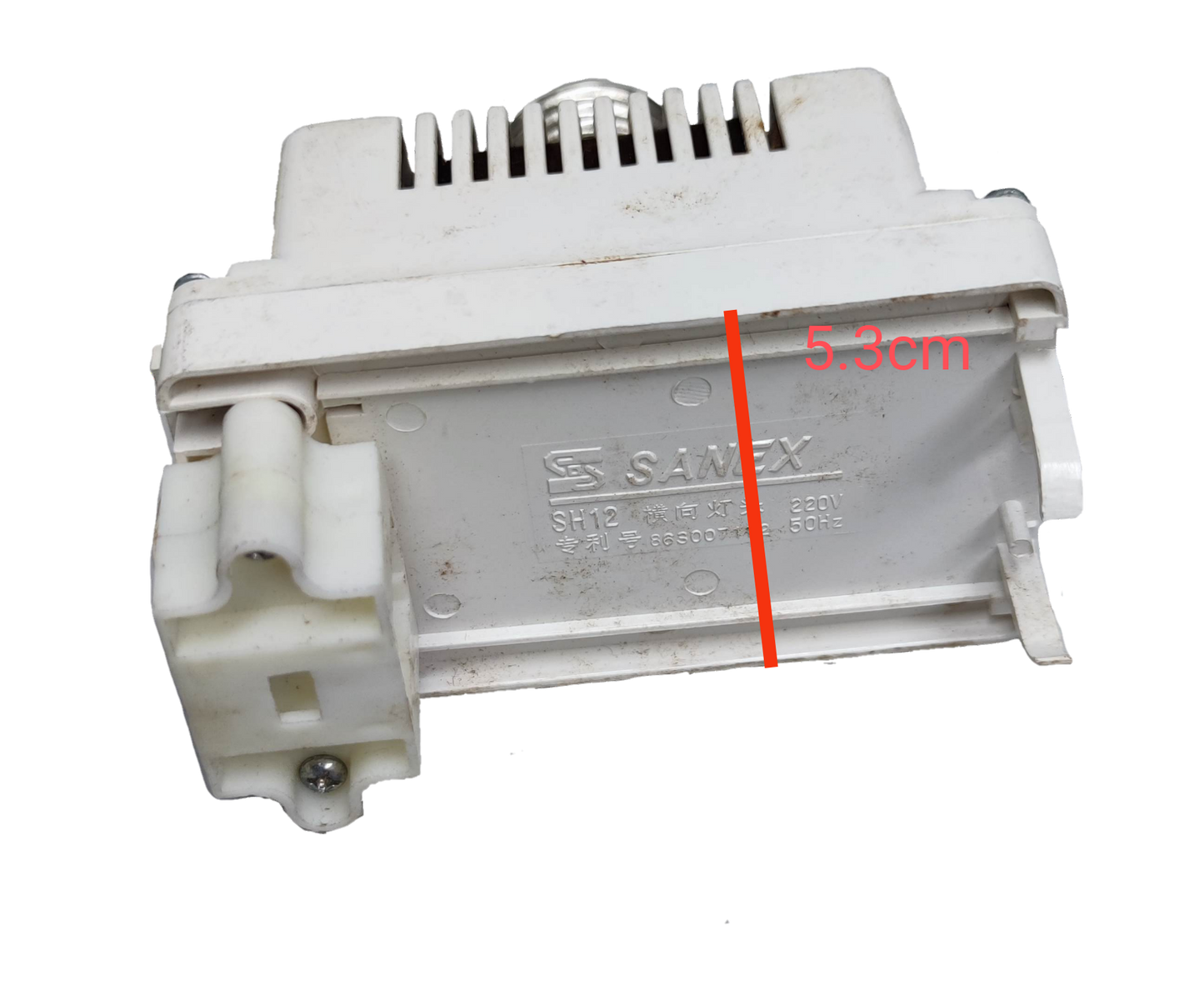 White PLC Adaptor to E27 5W-11W lighting installation accessory from China with heat sink and connector