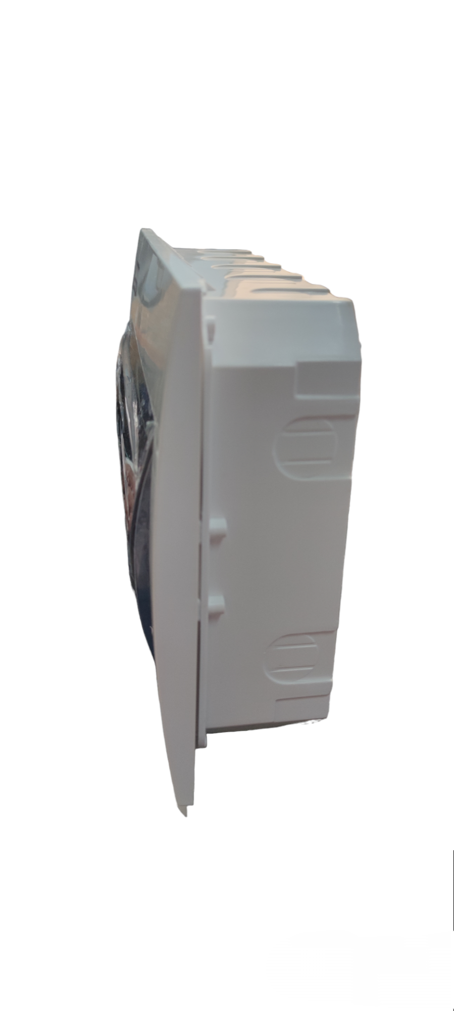 Sassin 12 Ways Panel Board Recessed side view showing electrical circuitry and compact design