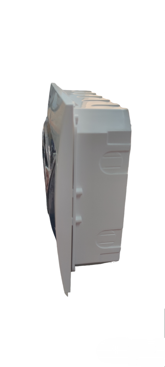 Sassin 12 Ways Panel Board Recessed side view showing electrical circuitry and compact design