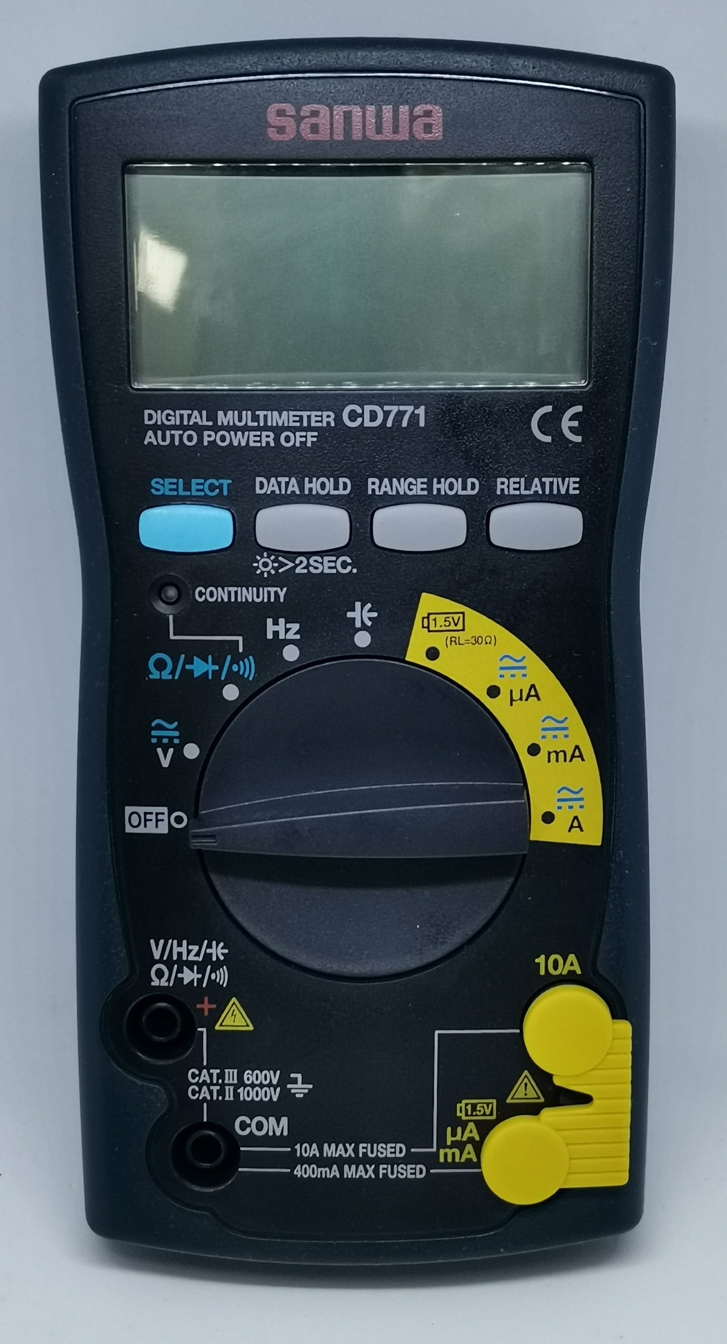 Sanwa CD771 Digital Multimeter with auto power off and multiple measurement functions