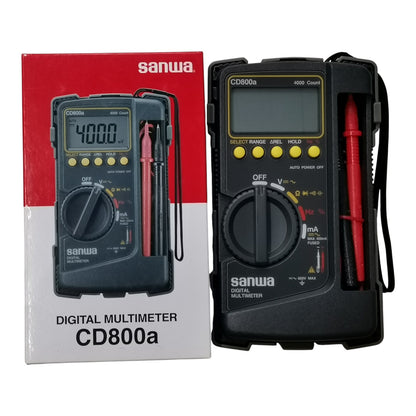 Sanwa CD800a Digital Multimeter LCD 6000 Counts 0.7% Accuracy Made in Japan